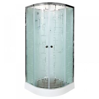 Душевая кабина Deto ЕМ1580 N с гидромассажем (гм.) 80х80х208 см